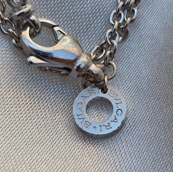 18k White Gold Bvlgari chain - Picture 3 of 9